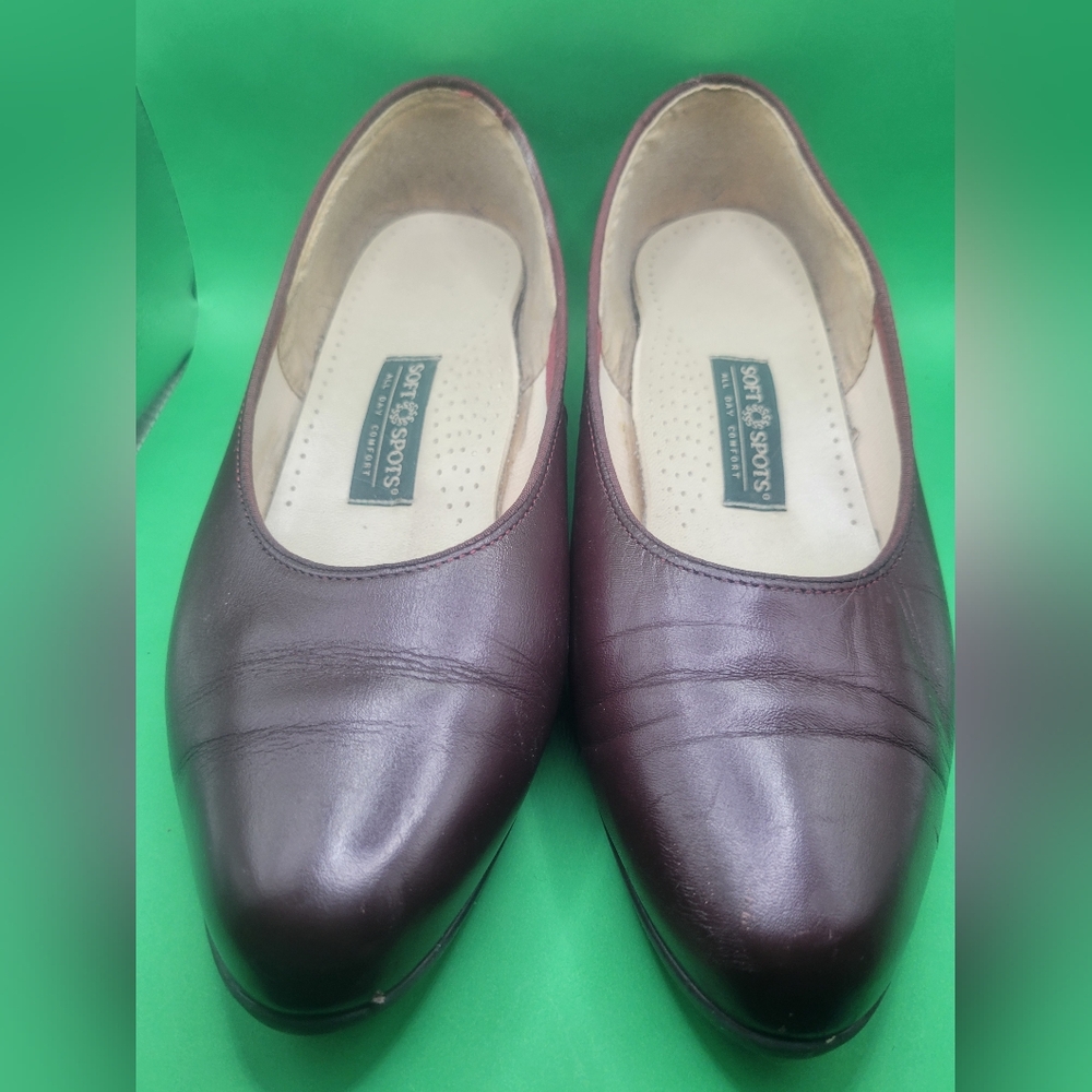 Soft Spots All Day Comfort Brown Wedge